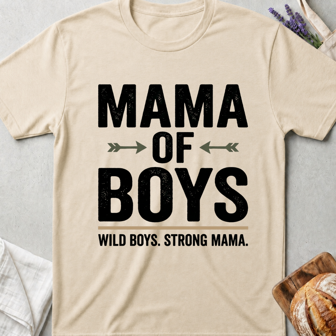 Mama of Boys Shirt | Wild Boys Strong Mama T-shirt