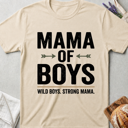Mama of Boys Shirt | Wild Boys Strong Mama T-shirt