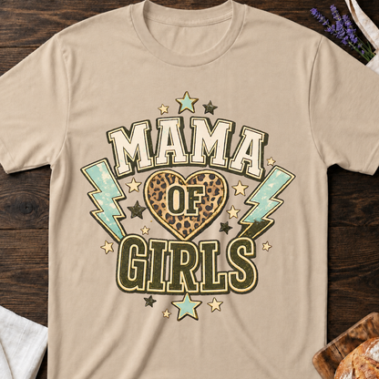 Mama of Girls Leopard T-Shirt