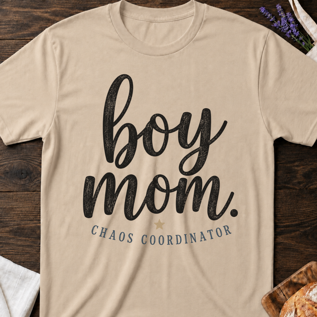 Boy Mom Chaos Coordinator T-shirt