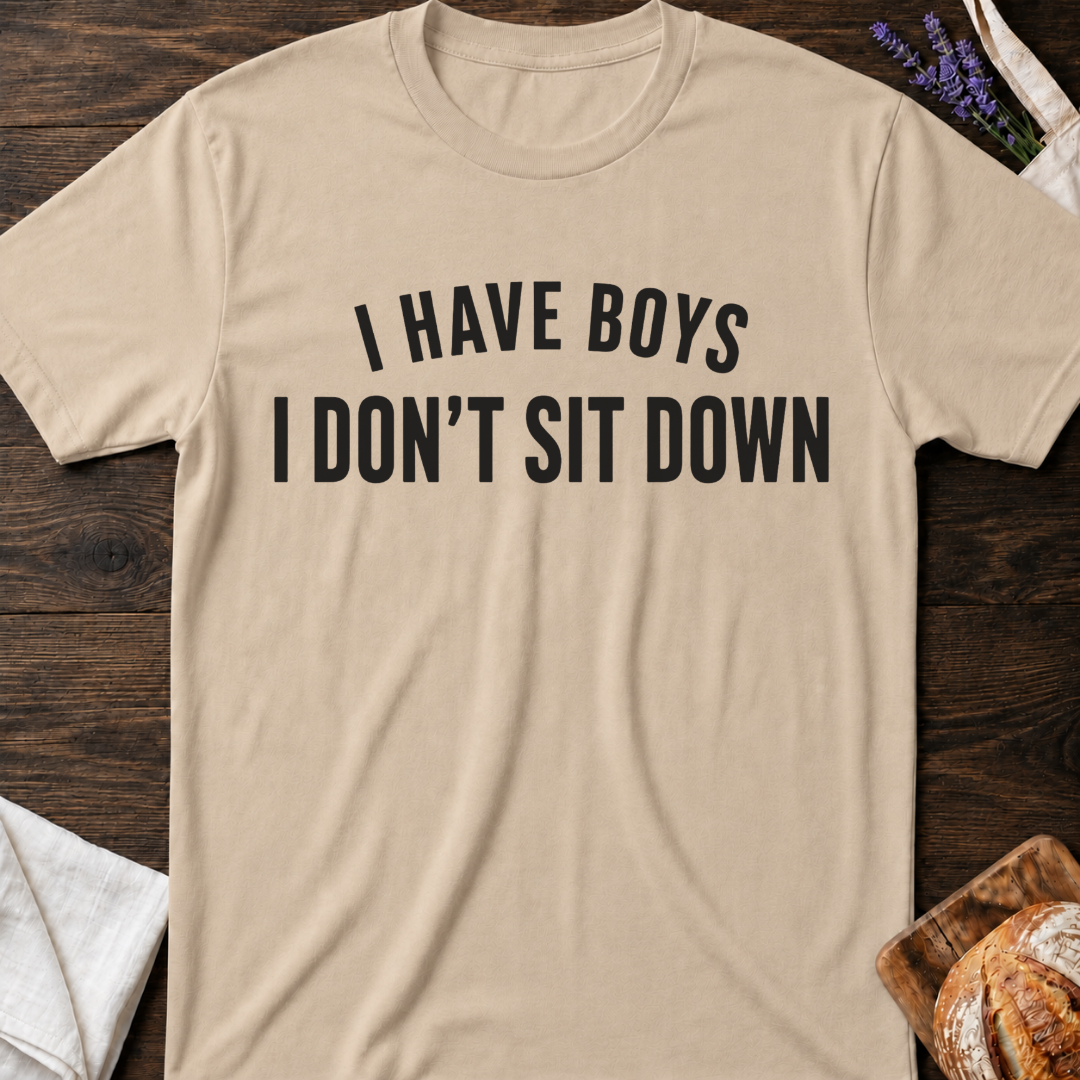 For Moms Who Never Sit Down T-shirt - Funny Mom Life Tee