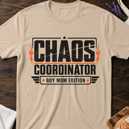 Chaos Coordinator Boy Mom T-Shirt | Funny Boy Mom Shirt