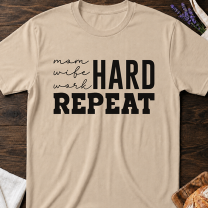 Mom Life Repeat T-Shirt