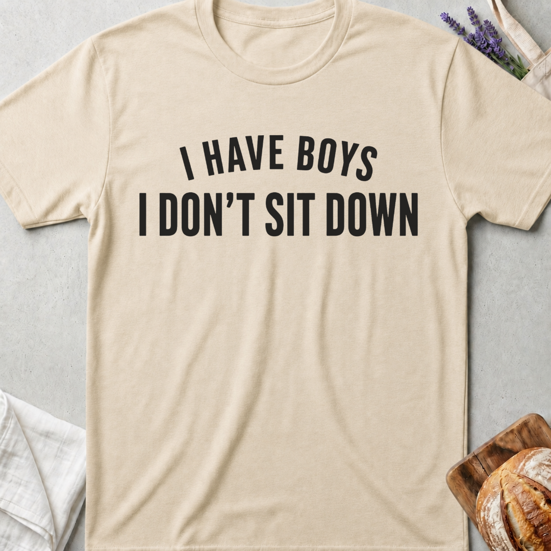 For Moms Who Never Sit Down T-shirt - Funny Mom Life Tee