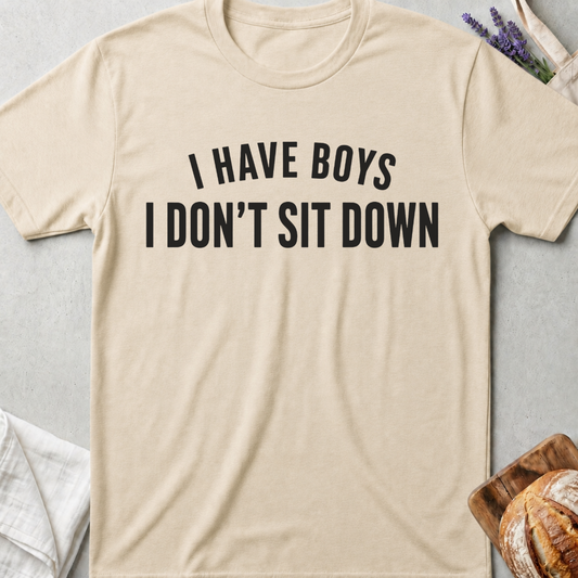 For Moms Who Never Sit Down T-shirt - Funny Mom Life Tee