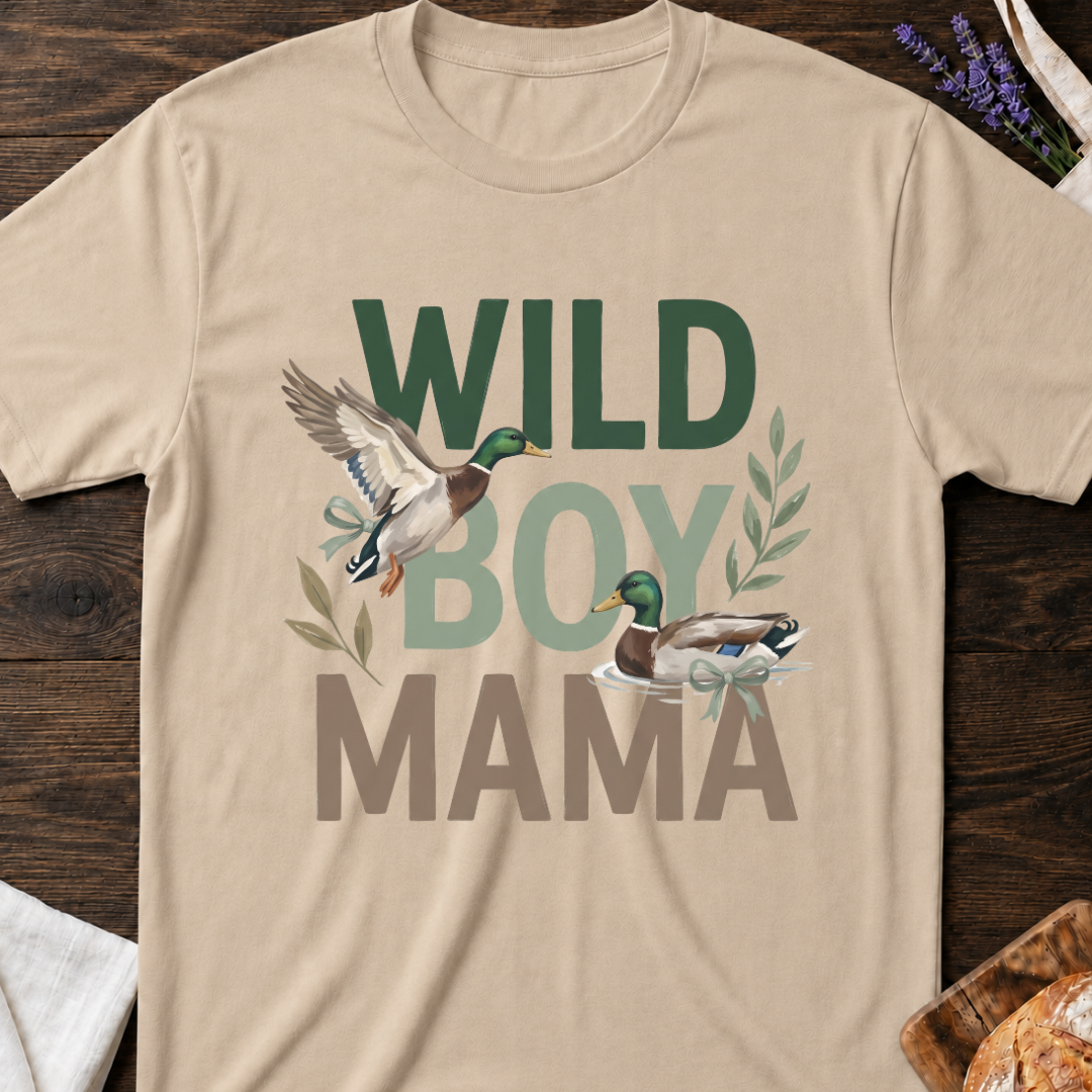 Wild Boy Mama Rustic Duck T-Shirt