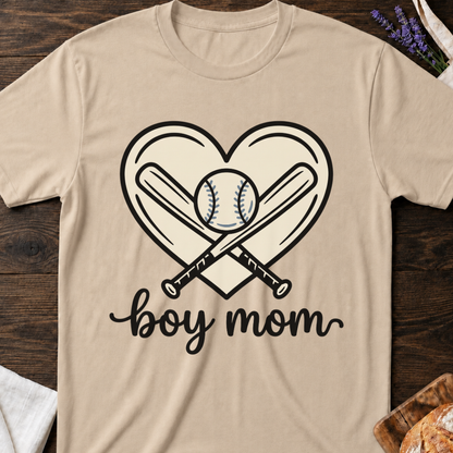 Boy Mom Baseball T-Shirt