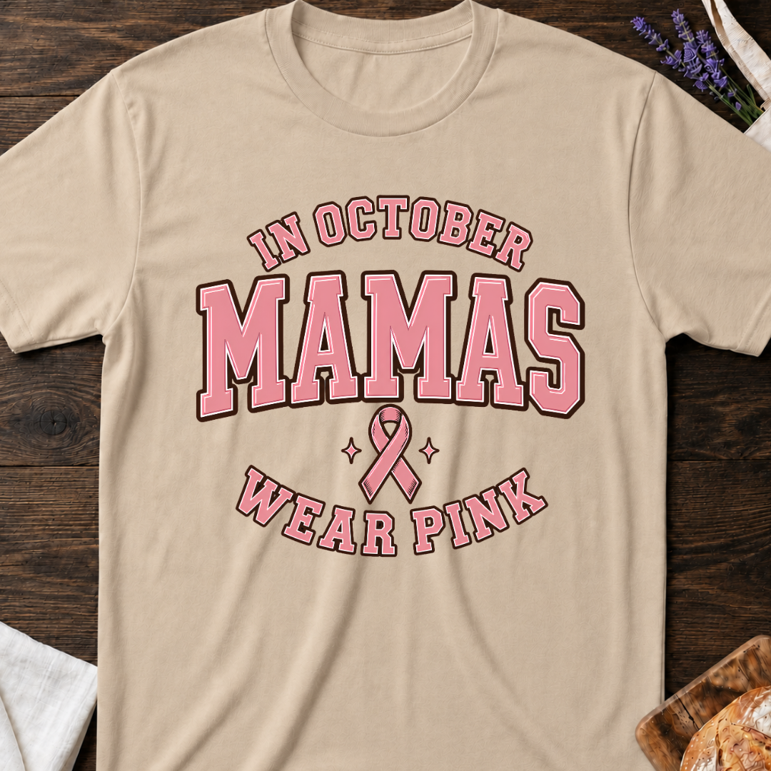 In October Mamas Wear Pink T-Shirt