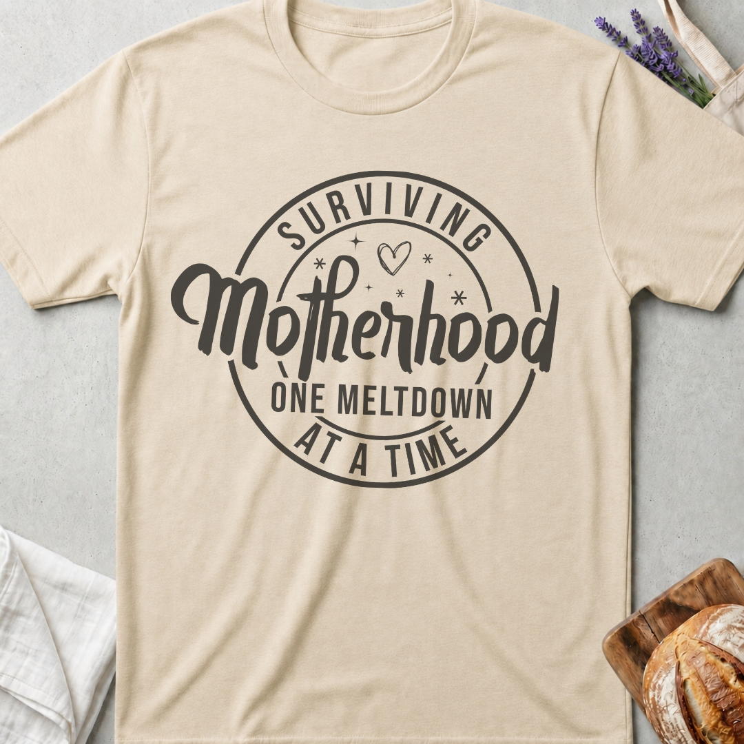 Surviving Motherhood T-shirt - Funny Mom Life Tee