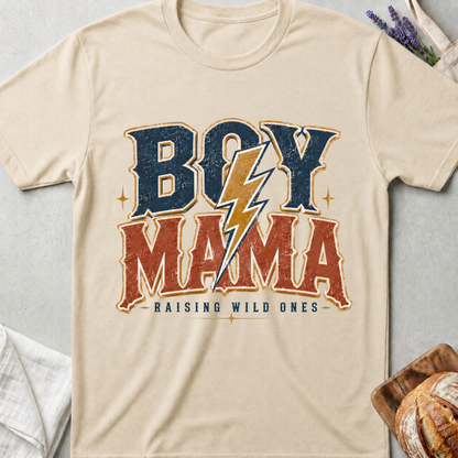 Boy Mama Raising Wild Ones T-shirt | Western Boy Mom Tee