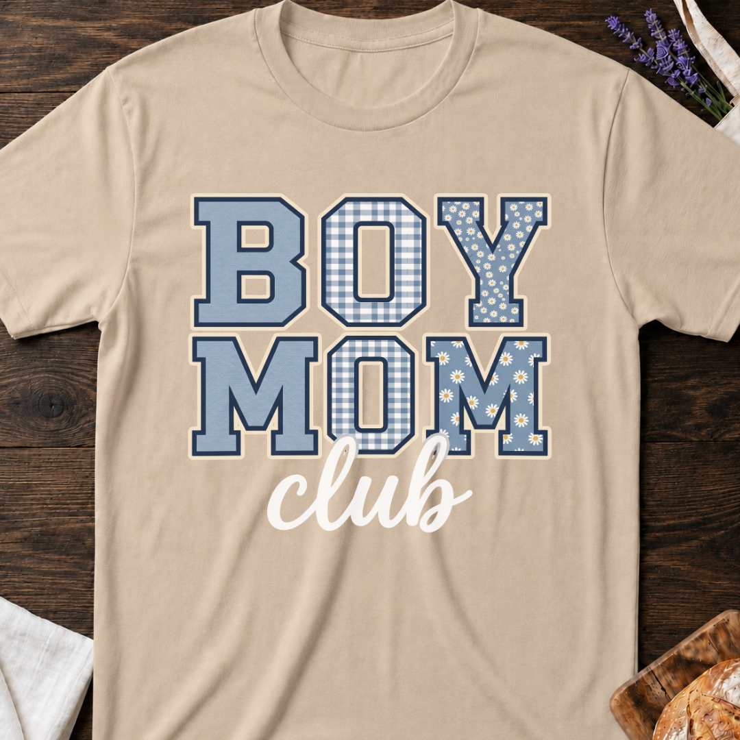 Boy Mom Club Varsity T-shirt