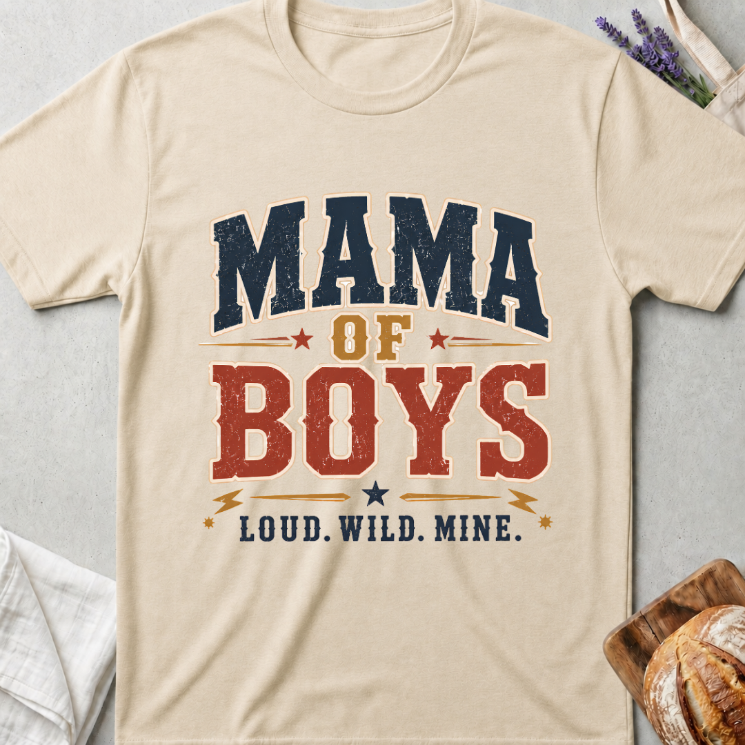 Mama of Boys Shirt | Loud Wild Mine T-shirt