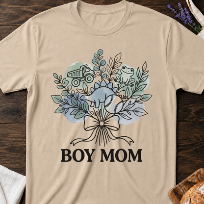 Boy Mom Wildflowers T-Shirt
