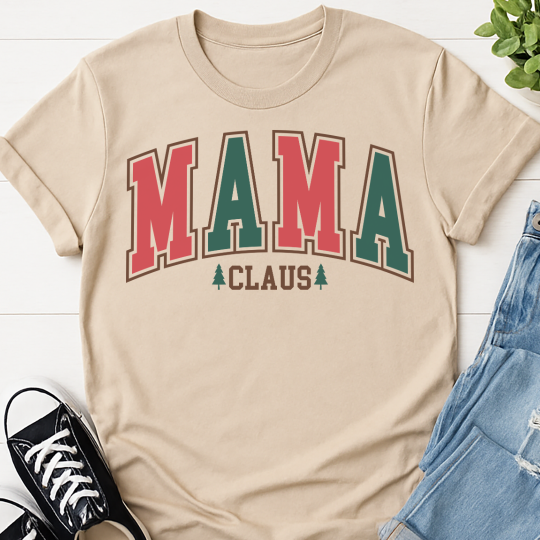 Mama Claus Christmas T-shirt - V1