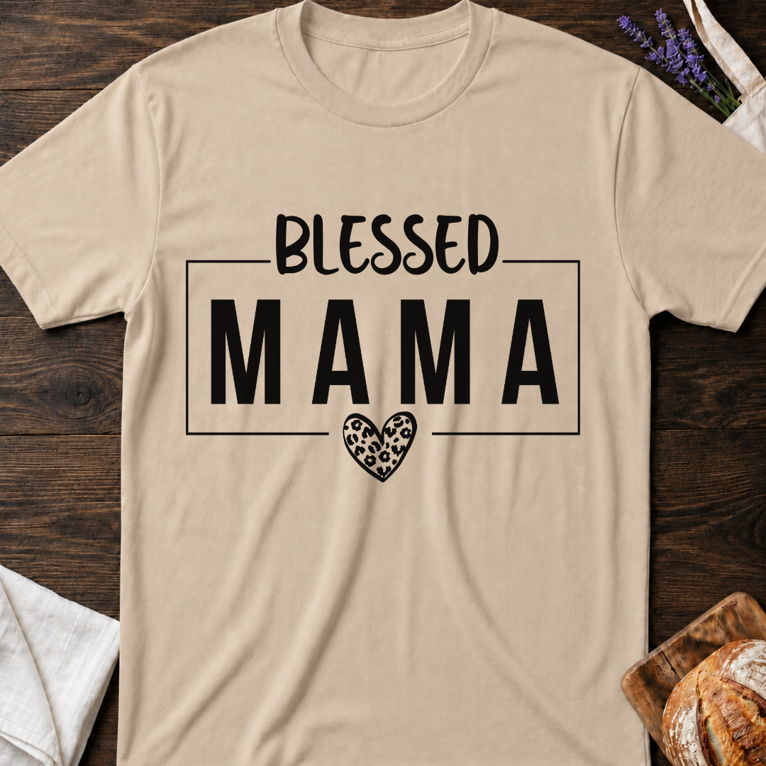 Blessed Mama T-Shirt – Faith & Love Mom Shirt ❤️