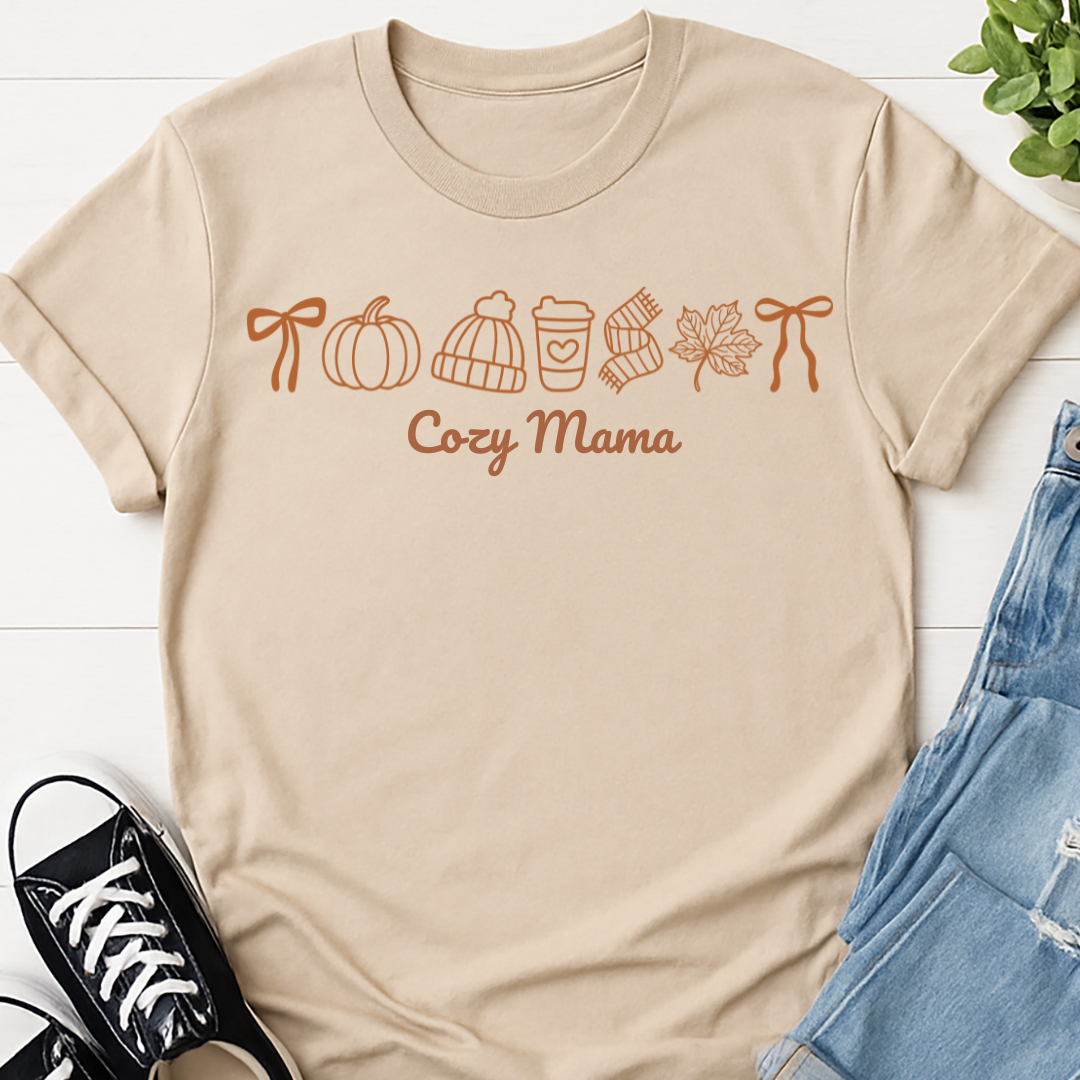 Cozy Mama Fall T-shirt