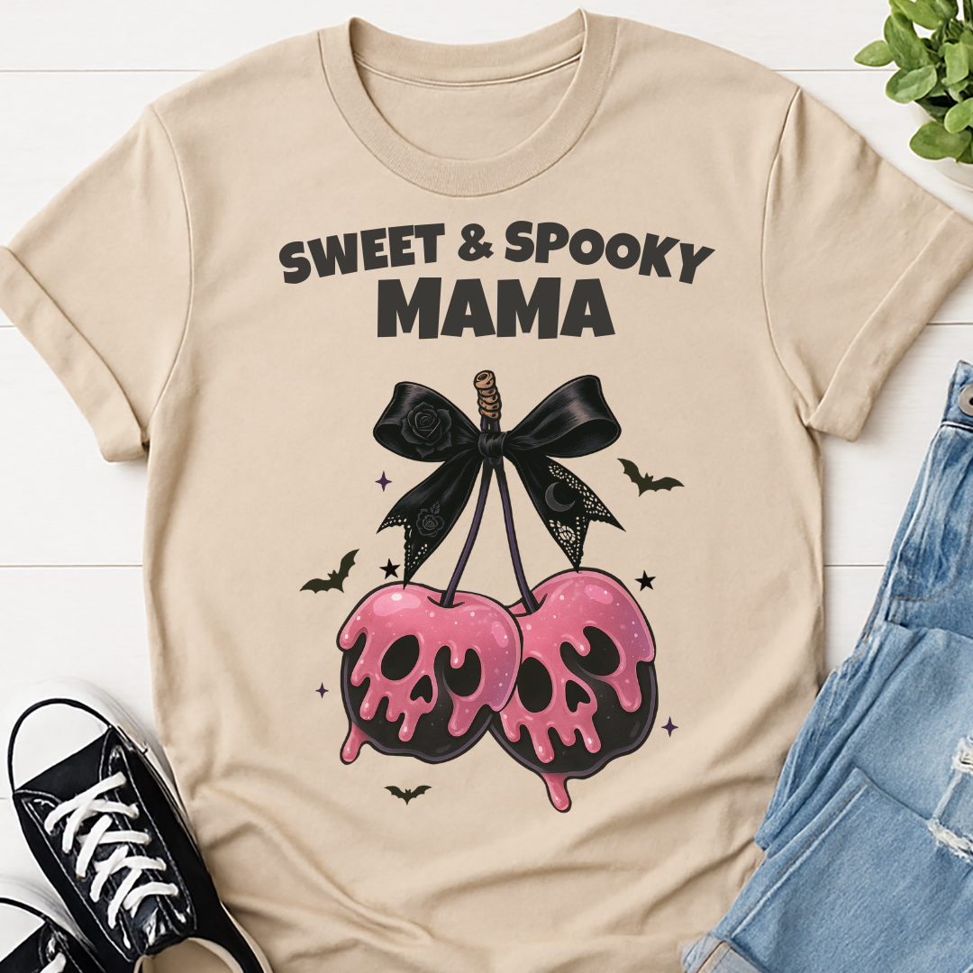Sweet & Spooky Mama Cherry T-shirt