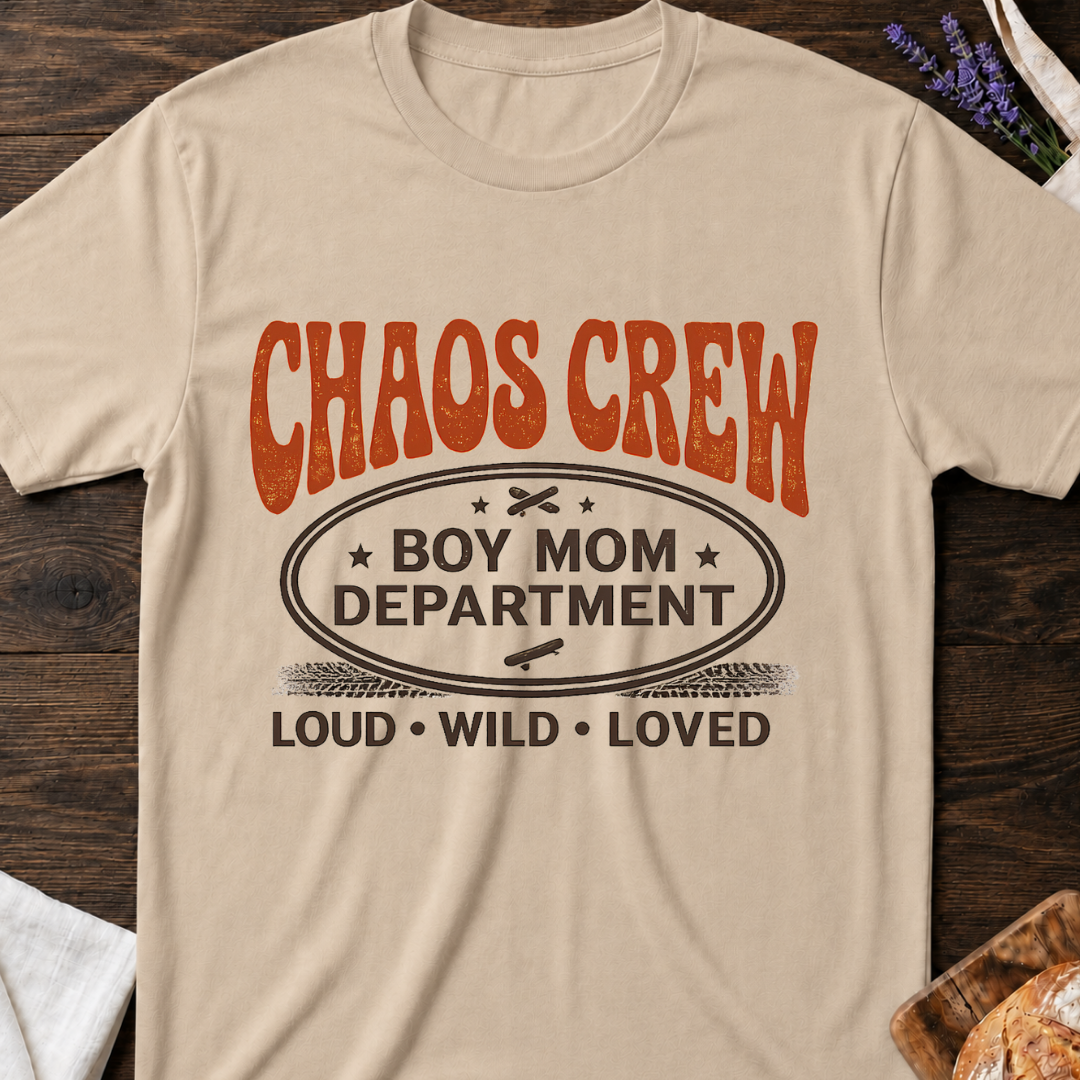 Chaos Crew Boy Mom T-Shirt