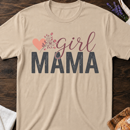 Floral Girl Mama T-shirt