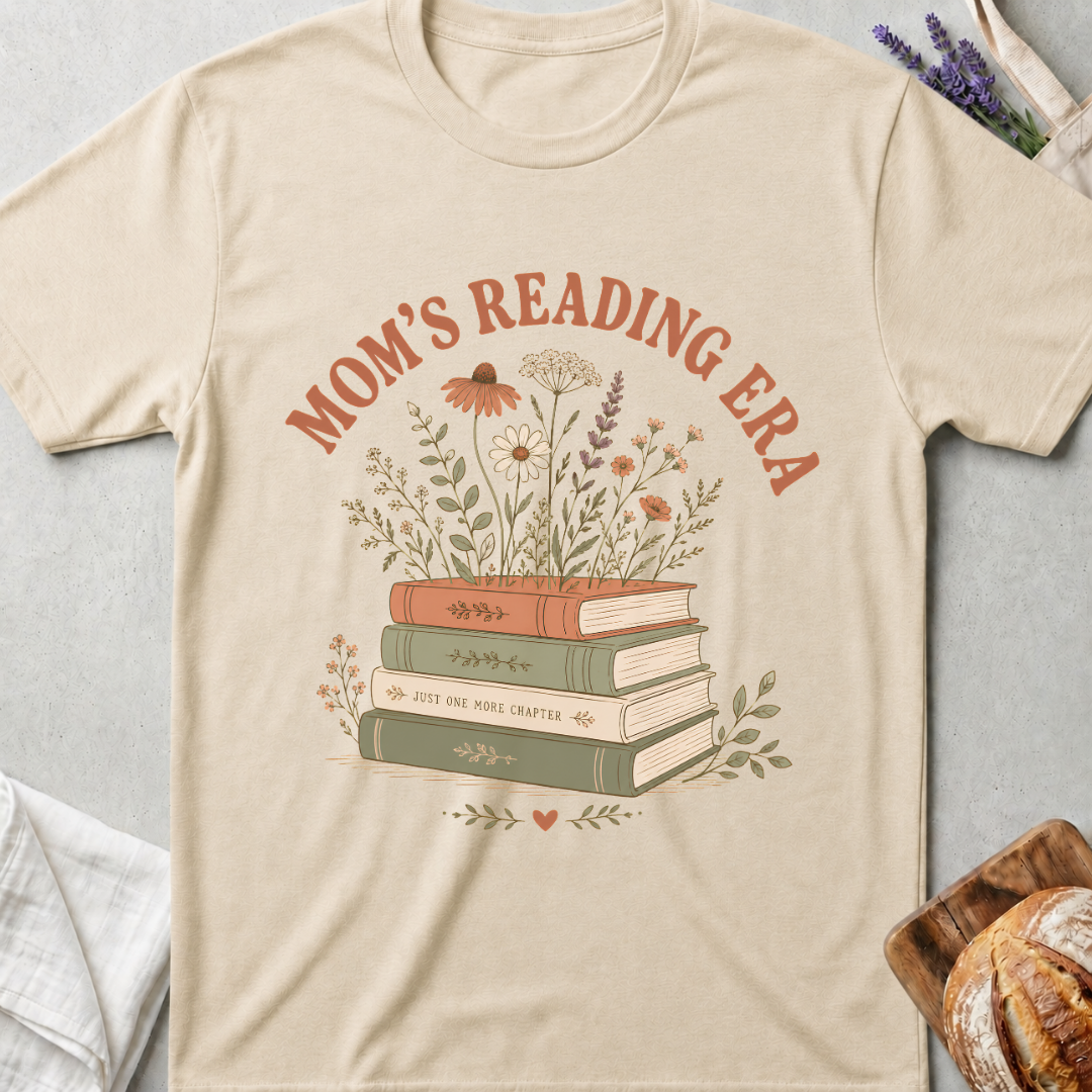 Mom's Reading Era T-Shirt | Book Lover Mom Shirt
