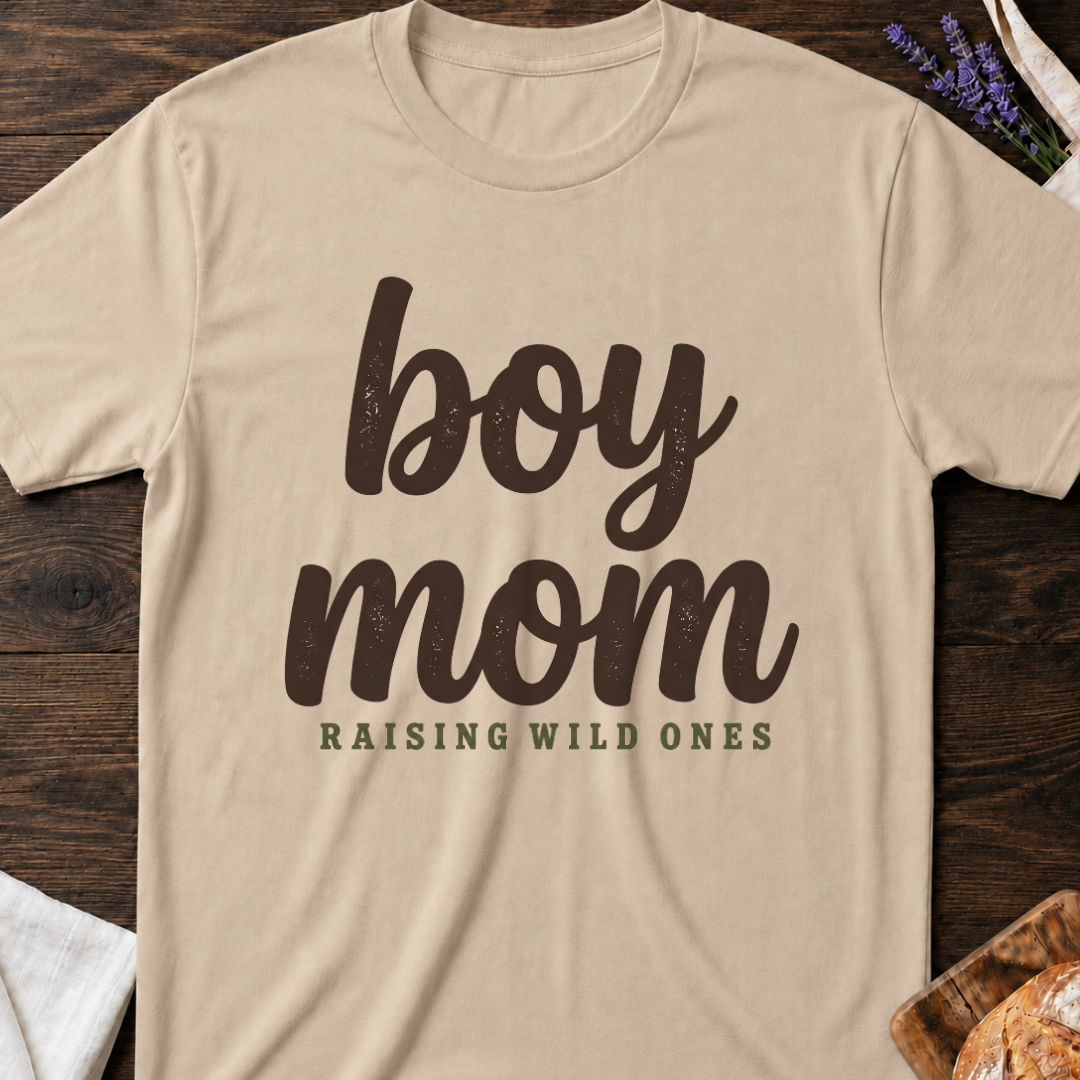 Boy Mom Shirt | Raising Wild Ones T-shirt