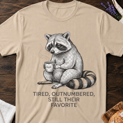 Tired Outnumbered Still Their Favorite T-shirt | Funny Mom Tee