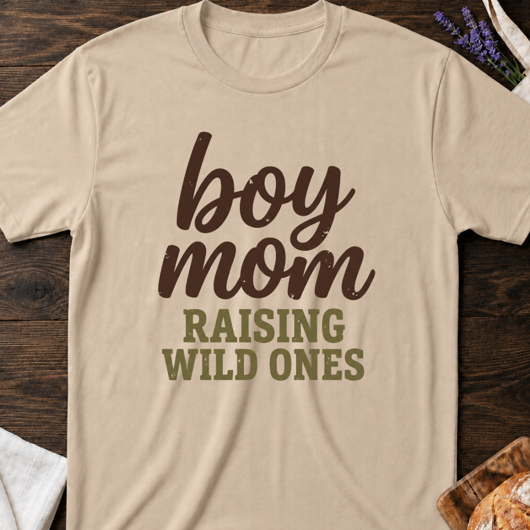 Raising Wild Boys Mom T-Shirt