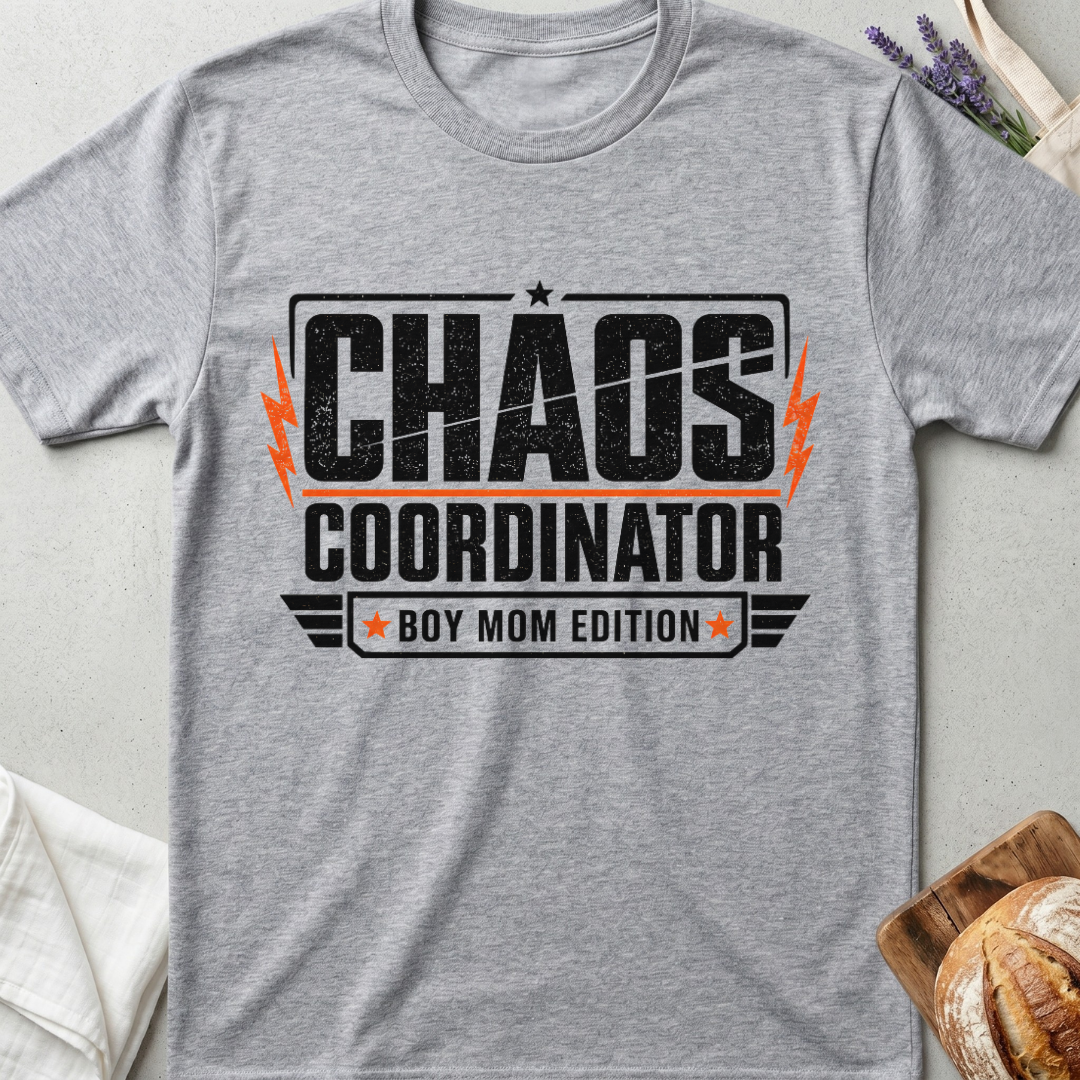 Chaos Coordinator Boy Mom T-Shirt | Funny Boy Mom Shirt