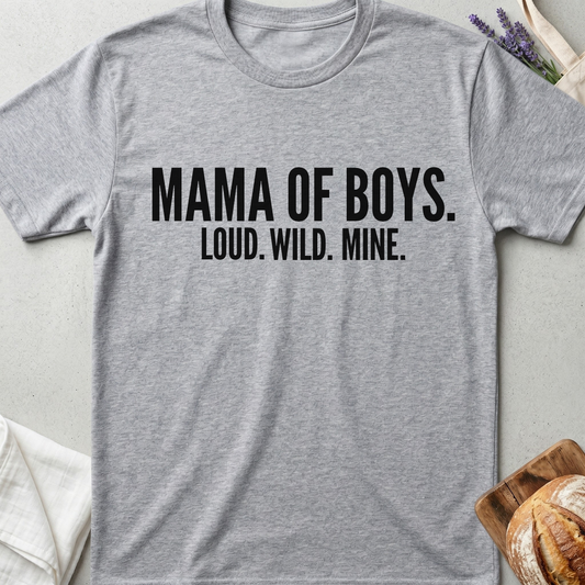 Mama of Boys Shirt - Boy Mom Life Tee