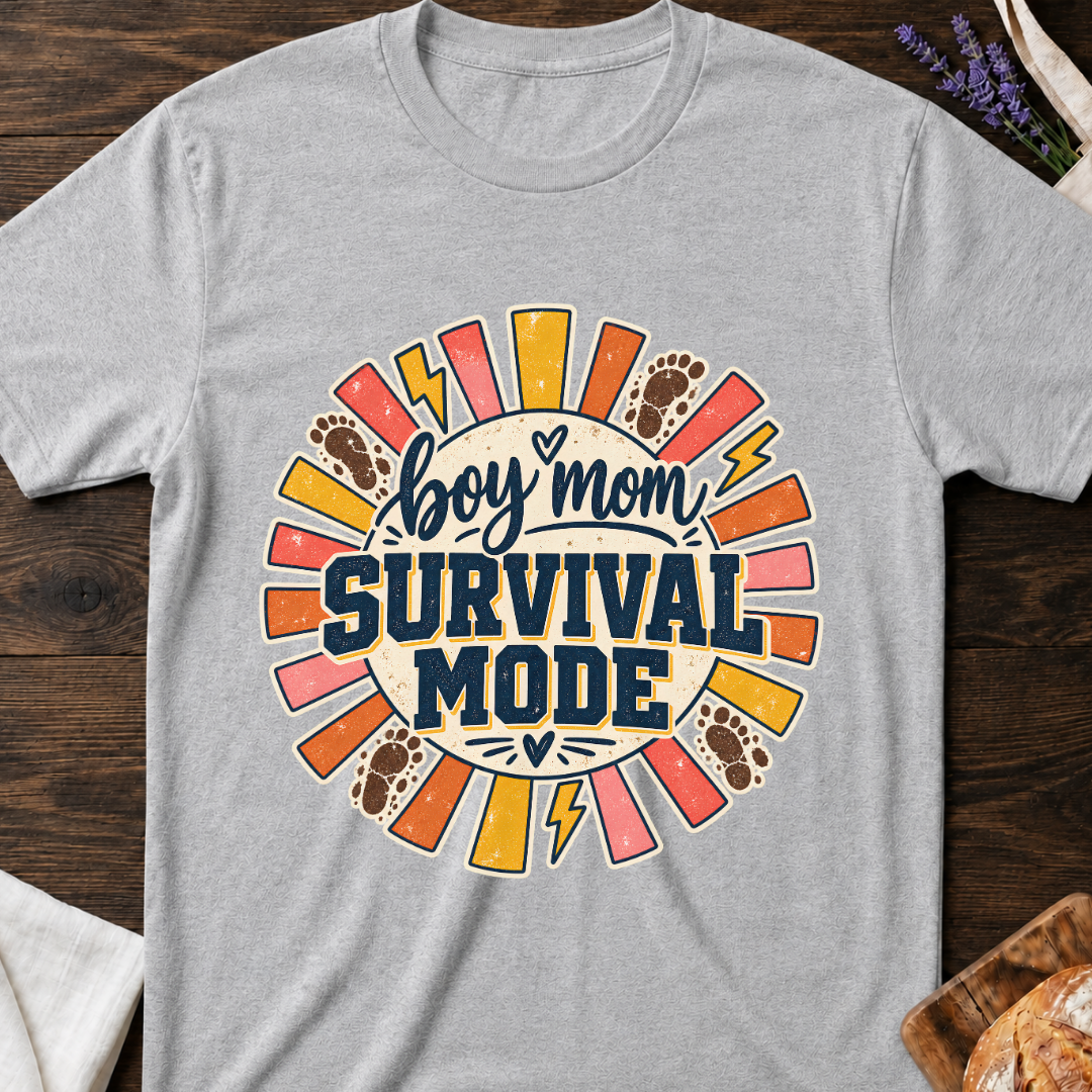 Boy Mom Survival Mode T‑Shirt