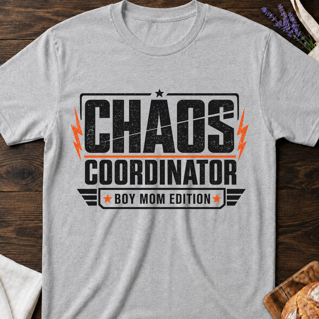 Chaos Coordinator Boy Mom T-Shirt | Funny Boy Mom Shirt