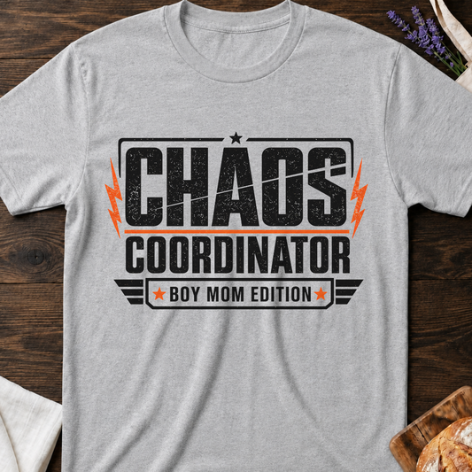 Chaos Coordinator Boy Mom T-Shirt | Funny Boy Mom Shirt