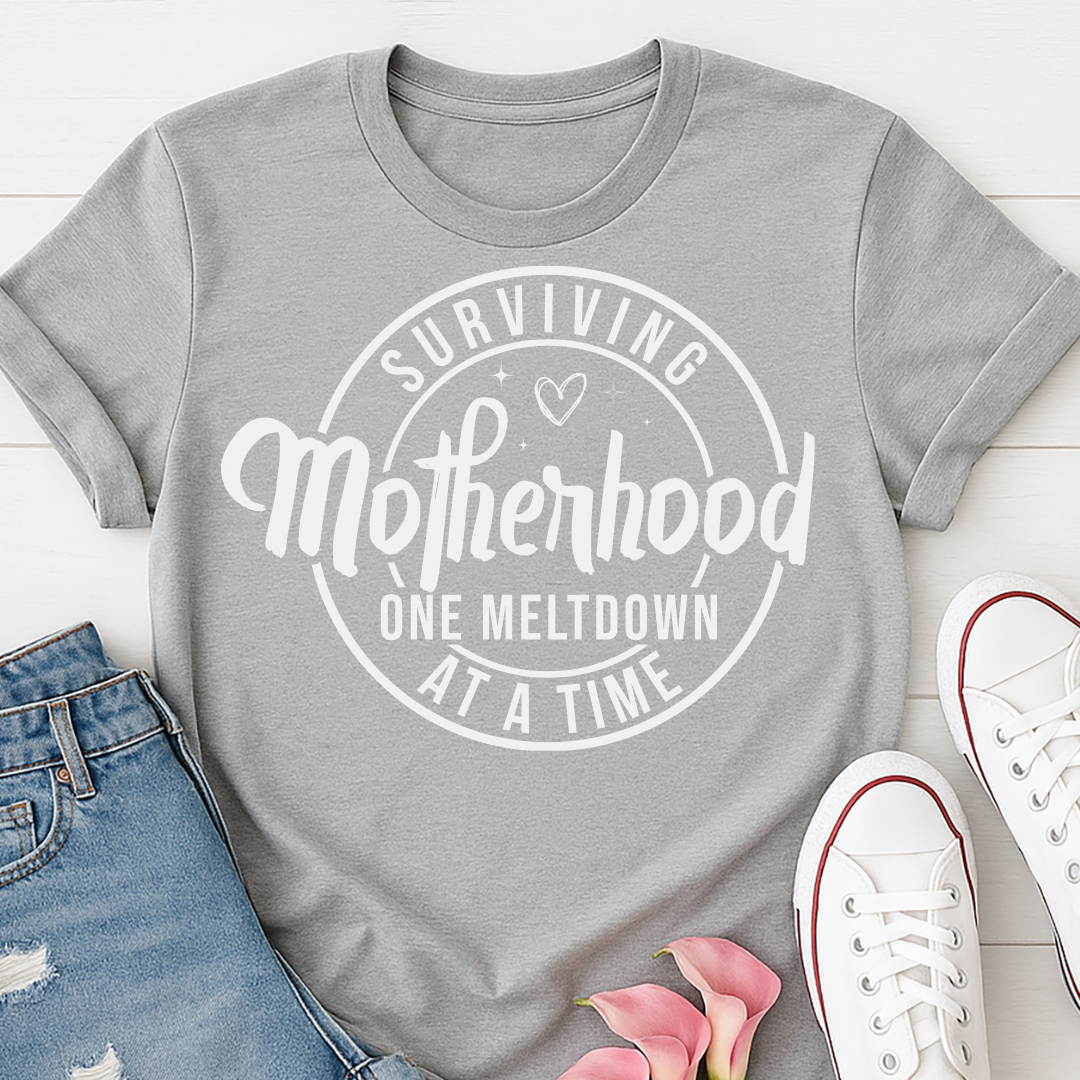 Surviving Motherhood T-shirt - Funny Mom Life Tee