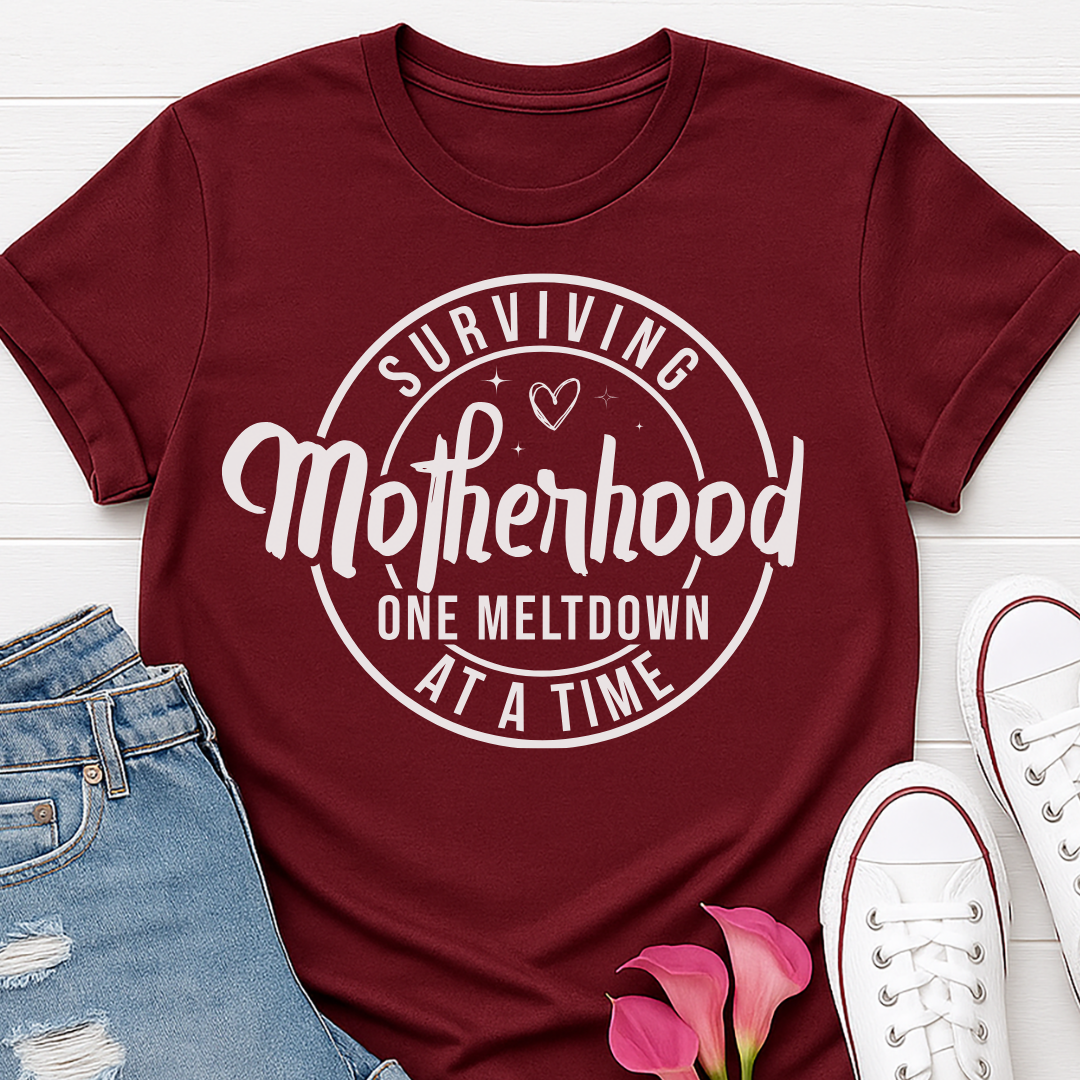 Surviving Motherhood T-shirt - Funny Mom Life Tee