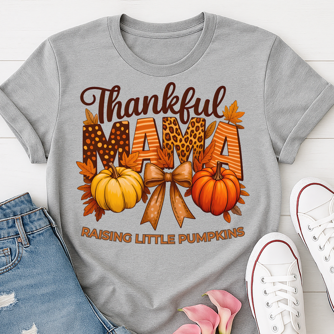 Thankful Mama Raising Little Pumpkins T-shirt