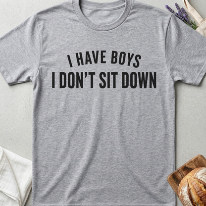 For Moms Who Never Sit Down T-shirt - Funny Mom Life Tee
