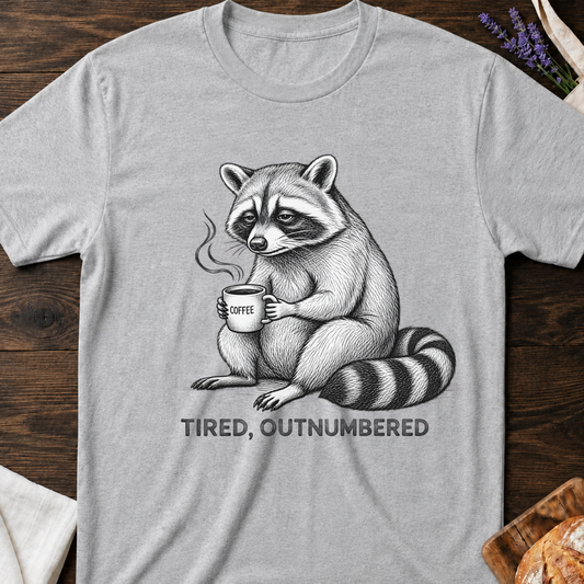 Tired Outnumbered Still Their Favorite T-shirt | Funny Mom Tee