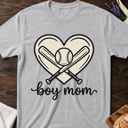 Boy Mom Baseball T-Shirt