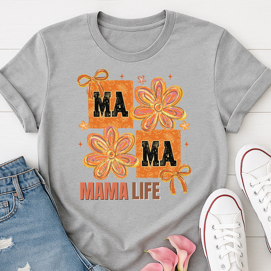 Mama Life Floral T-shirt