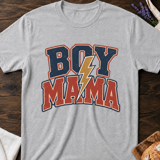 Retro Boy Mama T-Shirt