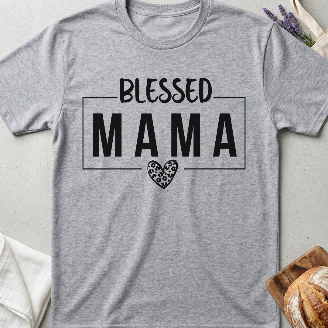 Blessed Mama T-Shirt – Faith & Love Mom Shirt ❤️