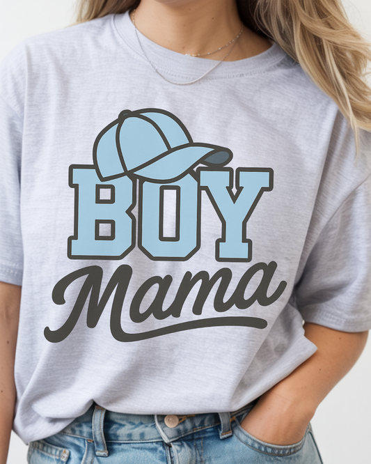 Boy Mama Tee – Proud Boy Mom Shirt 💙