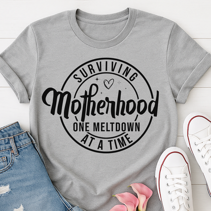 Surviving Motherhood T-shirt - Funny Mom Life Tee