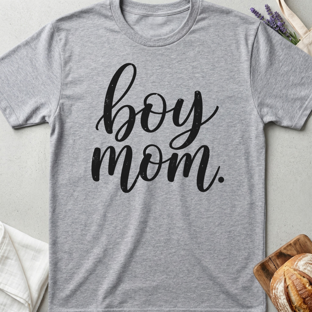 Minimalist Boy Mom T-Shirt