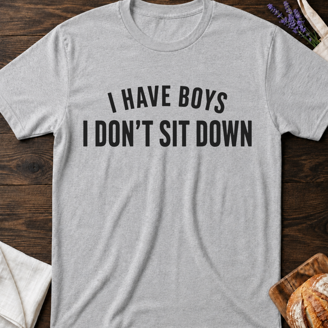 For Moms Who Never Sit Down T-shirt - Funny Mom Life Tee