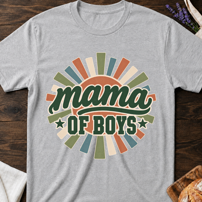 Mama of Boys Retro T-Shirt