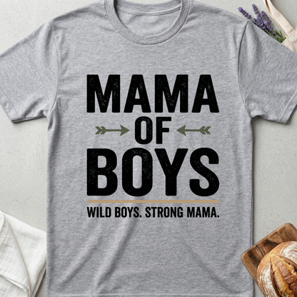 Mama of Boys Shirt | Wild Boys Strong Mama T-shirt