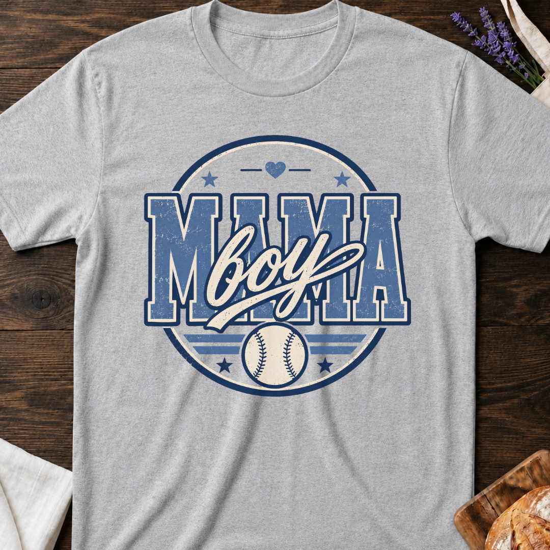 Mama Boy Baseball T-Shirt