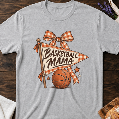 Basketball Mama Plaid T-Shirt