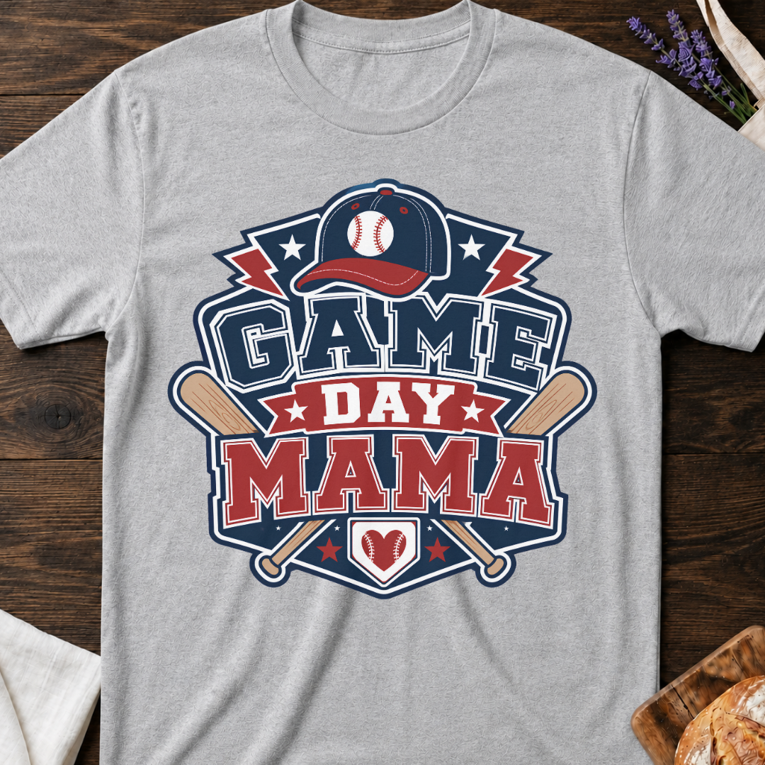 Game Day Mama Baseball T-shirt | Mom Sports Shirt